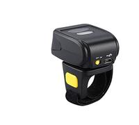 Lettore di codici a barre Scanner Bluetooth Ring wireless Mini Finger Barcode Reader 1D Barcode Scanner 2D Scanner a pagamento, minimarket, supermercato, magazzino(Color:2D Scanner)