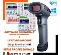 LETTORE DI CODICI A BARRE + SOFTWARE GESTIONE MAGAZZINO E VENDITA AL BANCO