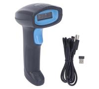 Lettore di codici a barre wireless 1D Lettore di codici portatile USB 2.4G Bluetooth USB 3 in 1 per cassiere del supermercato Negozio al dettaglio espresso ABS nero