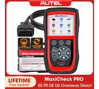 Lettore di codici Autel MaxiCheck Pro OBD2 Scanner di spurgo automatico con airbag ABS/SRS, ripristino dell'olio, SAS, EPB, BMS per veicoli specifici