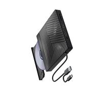 Lettore di dischi esterno Scrittore USB3.0 Tipo C HUB Antiurto Per Laptop Desktop PC Ampia Compatibilità Lettore di dischi Sottile Masterizzazione Esterna USB C Compatibile