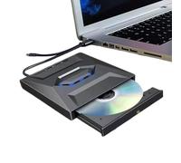 Lettore di Disco da Notebook - Lettore per Computer attraverso USB - Unità a Disco con Interfaccia USB,come per l'ufficio, la casa, l'auto, il viaggio, i dispositivi di gioco, il computer da tavolo, g