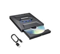 Lettore di Disco da Notebook | Lettore per Computer attraverso USB | unità USB esterna - come per l'ufficio, la casa, l'auto, il viaggio, i dispositivi di gioco, il computer da tavolo, gli uomini e le