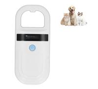 Lettore di Etichette per Animali, Scanner per Microchip, Lettore di Scanner per Microchip Portatile per Cani, 134,2 KHz 128 Registrazioni di Archiviazione Dati Scanner per Chip