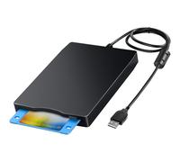 Lettore di Floppy Disk Esterno USB 3,5" 1,44 MB FDD Portatile per PC Windows/XP/7/8/10/11 Plug and Play