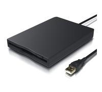 Lettore di floppy disk portatile per uso esterno da 3,5 pollici, lettore di floppy disk USB, unità floppy da 1,44 MB, plug and play, nessun driver