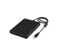 Lettore di Floppy Disk USB da 3,5 Pollici FDD Unità Floppy Esterna Portatile da 1,44 MB per PC, Laptop e Desktop