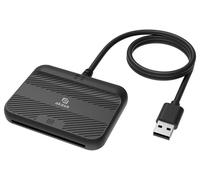 Lettore Di ID E SmartCard, Nero - AK-CR-14BK