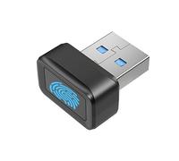 Lettore di impronte digitali USB, mini scanner di impronte digitali con rilevamento a 360°, 0,5 s, touch Speedy, scanner biometrico portatile, chiave di sicurezza USB per crittografia dei file e senza