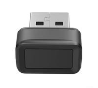 Lettore di impronte digitali USB | Scanner biometrico con riconoscimento a 360 gradi e 0,5 s veloce per lo sblocco | Dispositivo di sicurezza in lega di zinco per accesso al PC e protezione dei dati |