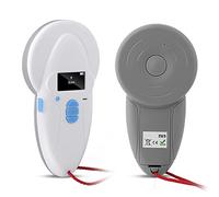 Lettore di microchip per animali domestici ricaricabile ricaricabile SustVita, scanner RFID portatile con display OLED per la lettura universale per l'ID di chip per animali,