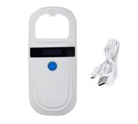 Lettore di Microchip per Animali Domestici, Scanner ID Ricaricabile per Cani, Gatti, Maiali, Supporta Display, Funzione di Archiviazione, Scanner di Chip per Animali