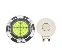 Lettore di Palline da Golf, per l'allenamento con Clip per Cappello, livelle a Bolla ad Alta precisione, Lettore di Piste da Golf Verdi, Strumento per allineare i Colpi