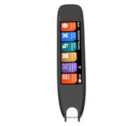 Lettore di Penne Digitali, Schermo HD IPS da 3,7 Pollici Tecnologia di Scansione OCR Scanner di Penne di Traduzione Supportato in 42 Lingue Librerie di Parole Multiple per Ufficio