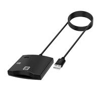 Lettore di schede a chip, lettore di schede intelligenti USB - Plug and Play ID CAC Card Reader,Accessori per computer, Forniture elettroniche compatte per la casa e il luogo di lavoro