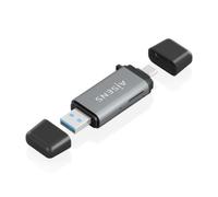 Lector de Tarjetas Externo Aisens ASCR-2AC11-GR- USB 3.1