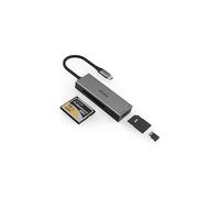 Lettore di schede - AKASA - 3 in 1 - USB 3.2 Tipo-C - Alluminio - 5 Go/s