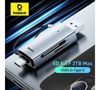 LETTORE DI SCHEDE DI MEMORIA BASEUS Lettore USB SD TF, microSD, Trasferimento dati, Lettura schede di memoria