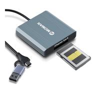 Lettore di schede CFexpress, Moman C1B Cfexpress Tipo B Adattatore Scheda di Memoria USB 3.1 Gen 2 10Gbps portatile in alluminio supporta Windows/Android/Mac OS, CFexpress-Lettore-Di-Schede-Memoria