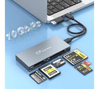 Lettore di Schede CFexpress Tipo B 8 in 1,Lettore CF Express Multiplo per Lettore CFexpress tipo B/CF/XD/MS/TF/SD, Adattatore Lettore CFexpress Tipo B per Windows/Mac/Linux/Android