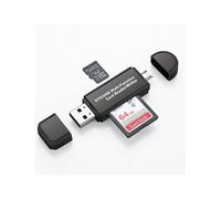Lettore di schede compatto, adattatore USB Type C e Micro USB ad alta velocità per schede SD e Micro SD, che consente lo scambio di dati senza