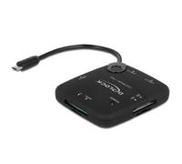Lettore di schede Delock 65529 USB 2.0 con hub 3 porte