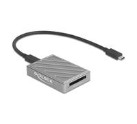 Lettore di schede Delock 91021 CFexpress Tipo B USB4 40 Gbps alluminio