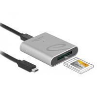 Lettore di schede DeLOCK USB Type-C con custodia in alluminio per schede di memoria CFexpress - Nouvo