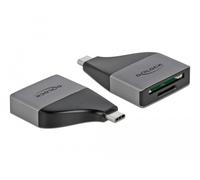 Lettore di schede DeLOCK USB Type-C per schede di memoria SD / MMC + Micro SD - compatto - Nouvo