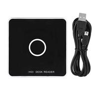 Lettore di schede desktop UHF Lettura senza contatto 0,2 secondi | Lettore RFID USB veloce supporta il controllo accessi per computer con portata di 50 cm e indicatore LED circolare