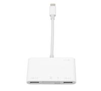 Lettore di schede di memoria 6 in 1, adattatore per smart card USB C, trasferimento dati USB 3.0 ad alta velocità con porte multiple, lettore di schede di memoria Plug and Play