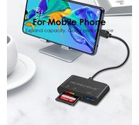 Lettore di schede di memoria per condivisione file On-The-Go leggero prestazioni