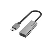 Lettore di schede Hama 00200131 USB-C Alluminio 5000 Mbit/s Silver