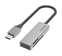 Hama Lettore USB 3.0 Type C, alluminio, SD/Micro SD Hama