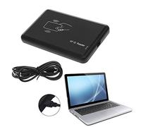 Lettore di schede IC RFID Interfaccia USB Schede 5pcs + 5pcs chiave FOB 13.56 MHz Readerless Contactless