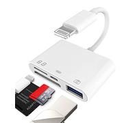 Lettore di schede Micro SD USB Lightning Lettore di schede Adattatore Caricatore Rapido Cavo di Ricarica Card Reader Accessori Scheda di Memoria Mouse Hub per Apple Iphone 14 13 12 11 Pro 8 7 Plus X