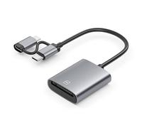 Lettore di schede MS in lega di alluminio Due 8Pin Tipo C MS Memory Stick Adattatore Per Telefono Pad Due Interfacce Card Reader