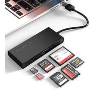 Lettore di schede Multi SD USB 3.0, lettore di schede SD/TF/CF/MS/XD 5Gbps per scheda SDXC SDHC TF CF MS MMC, adattatore Sony Memory Stick Pro Duo Leggere 5 schede contemporaneamente