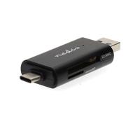 Lettore di schede Nedis CRDRU3110BK USB 3.0 USB-C compatto doppio connettore