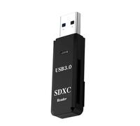 Lettore di schede per fotocamera - Lettore di schede USB 3.0 ABS | Plug And Play a doppio slot da 5 Gbps | Trasferimento dati portatile per telefono cellulare, fotocamera, tablet, fotocam