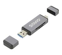 Lettore di schede SAVAK-72 AK-72: memoria USB 2.0 SD PnP 480Mbps SAVIO