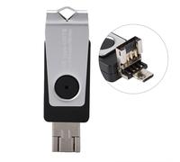 Lettore di schede SD compatto e leggero, adattatore Micro SD USB per trasferimento dati per computer compatibile con smartphone, memoria aggiuntiva