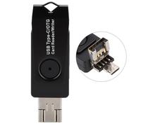Lettore di schede SD compatto e leggero, adattatore Micro SD USB per trasferimento dati per computer compatibile con smartphone, memoria aggiuntiva