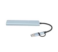 Lettore di schede SD, Lettore di schede di memoria, Adattatore connettore USB 3.0 USB 2.0 di tipo C 8 in 1, Plug and Play, Leggero per telefoni Computer portatili Tablet