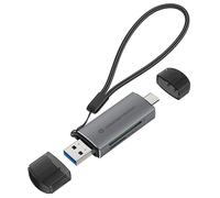 Lettore di schede SD/MicroSD doppio USB-A/USB-C 3.0 Conceptronic BIAN05G USH-I
