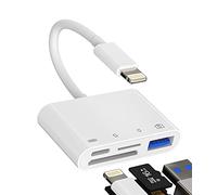 Lettore di schede SD per iPhone 14 13 Lightning a USB Micro TF cavo di ricarica adattatore OTG per Apple fotocamera mouse tastiera visualizzatore di memoria Flash Drive Stick Cord Converter Accessori