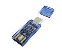 Lettore di Schede SD, Seminer USB C USB A Lettore di Schede Micro SD Adattatore OTG Lettore di Schede di Memoria per TF, Micro SD, Micro SDXC, Micro SDHC Compatibile per PC, Galaxy (Blu)