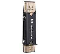 Lettore di schede SD USB 3.0 per SDXC, SDHC, SD, MMC, RS-MMC, Micro SD SDXC SDHC, UHS-I, TF Digital Camera Mobile Lettore di schede di memoria per PC Laptop Smartphone con funzione Linux OTG, nero