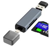 Lettore di schede SD USB Adattatore da Micro SD a Lightning per iPhone 14 13 12 Pro Max per Apple per iPad Accessori Chiave Card Reader Adapter Memoria TF Photo Compact Esterno Flash Dispositivo OTG