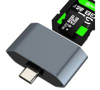Lettore di schede SD USB C Adattatore da Micro SD a Card Reader Memoria per iPhone 17 16 15 Pro Max Compatibile con Samsung Galaxy S26 S25 S24 per Apple Flash OTG 3.0 TF Adapter Chiave esterna per